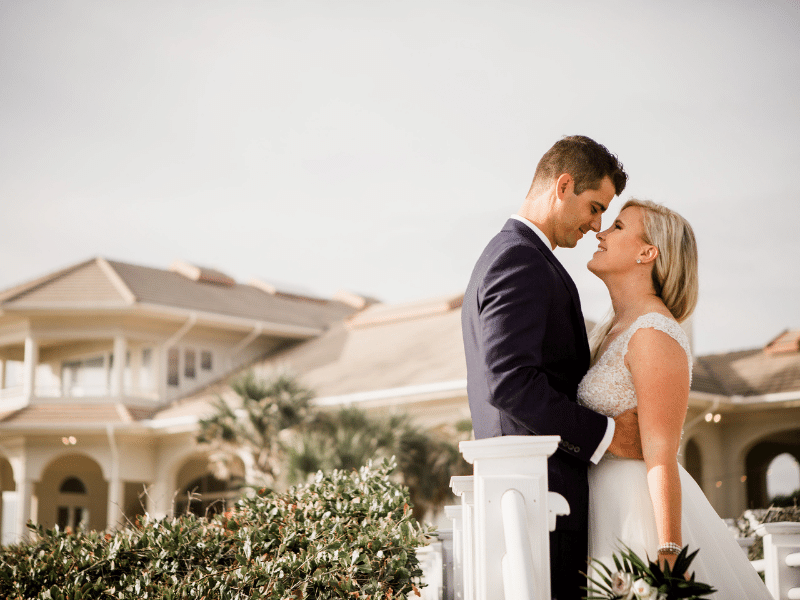 Couple married with a Bohemian style