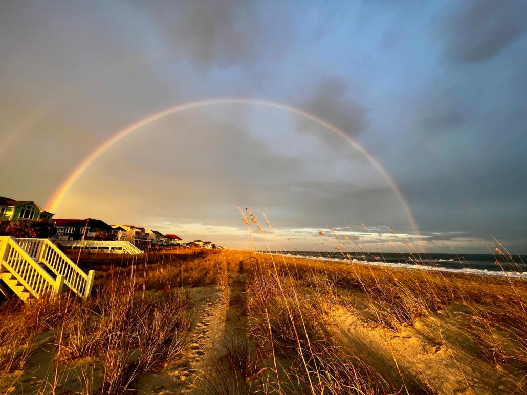 Rainbow from the Dunes